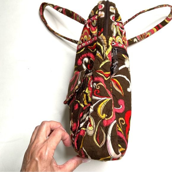 VERA BRADLEY “Puccini” Tall Zip Tote Bag - Picture 9 of 16